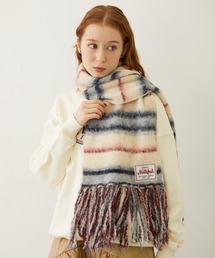 MILKFED. | STRIPED FRINGE STOLE(マフラー)