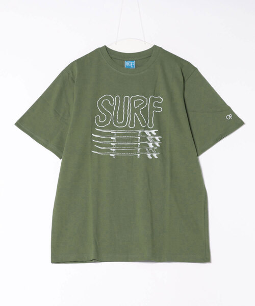 Ocean Pacific（オーシャンパシフィック）の「【OP/オーピー】ロゴ半袖Tシャツ　ユニセックス（Tシャツ/カットソー・メンズ・ホワイト/ブラック/カーキ・LARGE/X-LARGE/MEDIUM）」の3枚目の写真