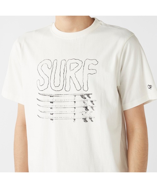 Ocean Pacific（オーシャンパシフィック）の「【OP/オーピー】ロゴ半袖Tシャツ　ユニセックス（Tシャツ/カットソー・メンズ・ホワイト/ブラック/カーキ・LARGE/X-LARGE/MEDIUM）」の12枚目の写真