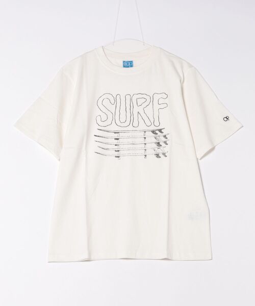 Ocean Pacific（オーシャンパシフィック）の「【OP/オーピー】ロゴ半袖Tシャツ　ユニセックス（Tシャツ/カットソー・メンズ・ホワイト/ブラック/カーキ・LARGE/X-LARGE/MEDIUM）」の10枚目の写真