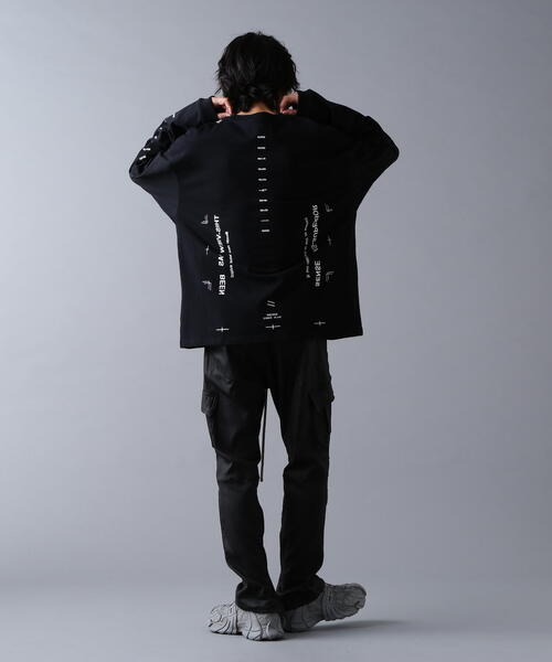 A4A（エーフォーエー）の「A4A/エーフォーエー/L/S TEE NUMBER（Tシャツ/カットソー・メンズ・ブラック/ホワイト・M/L/S）」の6枚目の写真