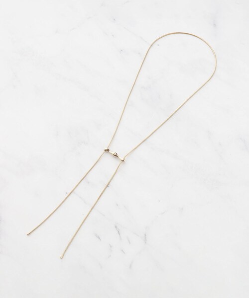 SHOO・LA・RUE（シューラルー）の「◆【マグネット】チェーンネックレス（ネックレス・レディース・ゴールド/ダークブラウン/シルバー・00）」の3枚目の写真