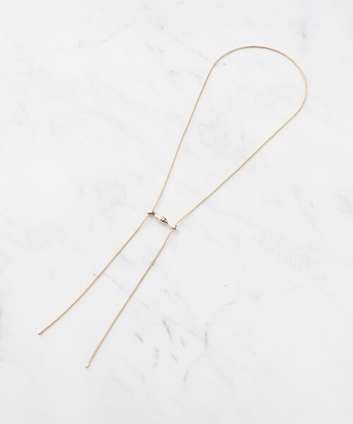 SHOO・LA・RUE（シューラルー）の「◆【マグネット】チェーンネックレス（ネックレス・レディース・ゴールド/ダークブラウン/シルバー・00）」の8枚目の写真