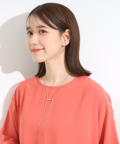 SHOO・LA・RUE（シューラルー）の「◆【マグネット】チェーンネックレス（ネックレス・レディース・ゴールド/ダークブラウン/シルバー・00）」の6枚目の写真