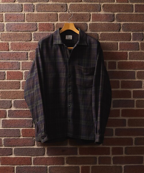 SHIPS: 50th ANNIV AUTHENTIC ウィークエンド SHIPSタータン ネル