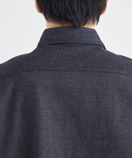 IRENISA(イレニサ)の「【irenisa/イレニサ】別注DENIM RELAX FIT DOUBLE POCKET SHIRT(シャツ/ブラウス・メンズ・インディゴブルー・3/2)」の8枚目の写真