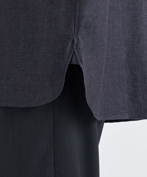 IRENISA(イレニサ)の「【irenisa/イレニサ】別注DENIM RELAX FIT DOUBLE POCKET SHIRT(シャツ/ブラウス・メンズ・インディゴブルー・3/2)」の11枚目の写真