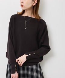 ROPE' PICNIC | マシュマロ袖パールドルマン/イージーケア・リンクコーデ(ニット/セーター)