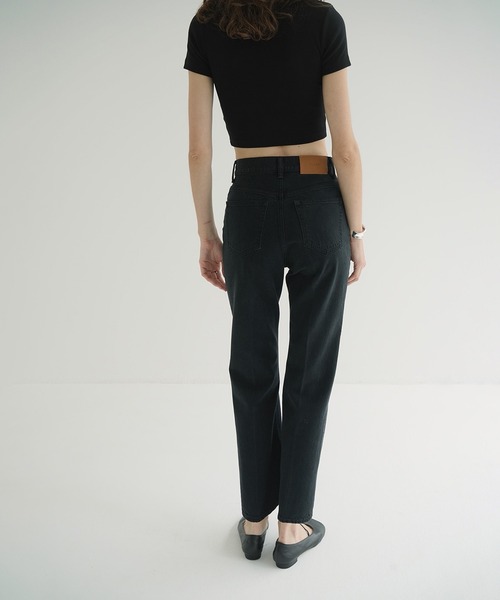 CLANE（クラネ）の「RING DENIM PANTS（デニムパンツ・レディース・ブラック/ブルー系その他・0/1/2）」の5枚目の写真