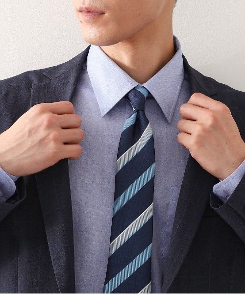 THE SHOP TK （ザ ショップ ティーケー ）の「アソートレジメンタルネクタイ【洗濯機OK】（ネクタイ・メンズ・ピンク系その他/ブルー系その他4/ブラウン系その他3/ネイビー系2・00）」の3枚目の写真