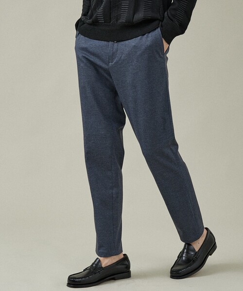 ABAHOUSE（アバハウス）の「【360°ストレッチ】ノータック リバーポンチ イージーパンツ / スリムテーパード（その他パンツ・メンズ・ベージュ/ダークネイビー/チャコールグレー・48/46/44/50）」の3枚目の写真