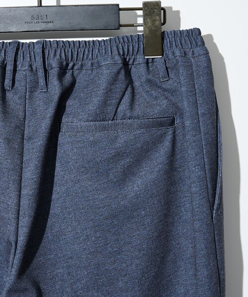 ABAHOUSE（アバハウス）の「【360°ストレッチ】ノータック リバーポンチ イージーパンツ / スリムテーパード（その他パンツ・メンズ・ベージュ/ダークネイビー/チャコールグレー・48/46/44/50）」の7枚目の写真