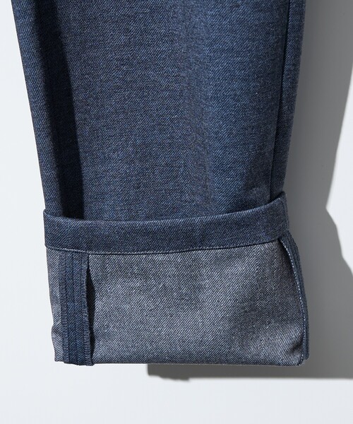 ABAHOUSE（アバハウス）の「【360°ストレッチ】ノータック リバーポンチ イージーパンツ / スリムテーパード（その他パンツ・メンズ・ベージュ/ダークネイビー/チャコールグレー・48/46/44/50）」の12枚目の写真