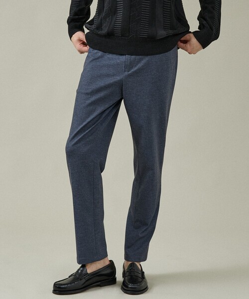 ABAHOUSE（アバハウス）の「【360°ストレッチ】ノータック リバーポンチ イージーパンツ / スリムテーパード（その他パンツ・メンズ・ベージュ/ダークネイビー/チャコールグレー・48/46/44/50）」の15枚目の写真