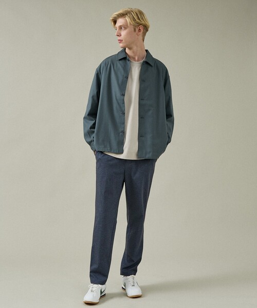 ABAHOUSE（アバハウス）の「【360°ストレッチ】ノータック リバーポンチ イージーパンツ / スリムテーパード（その他パンツ・メンズ・ベージュ/ダークネイビー/チャコールグレー・48/46/44/50）」の19枚目の写真