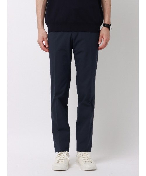 SUIT SQUARE（スーツスクエア）の「スマみえテーパードパンツ ウォッシャブル ストレッチ CROSS MOVA 織柄（スーツパンツ・メンズ・カーキ系/ネイビー系・M/L/S/LL）」の5枚目の写真