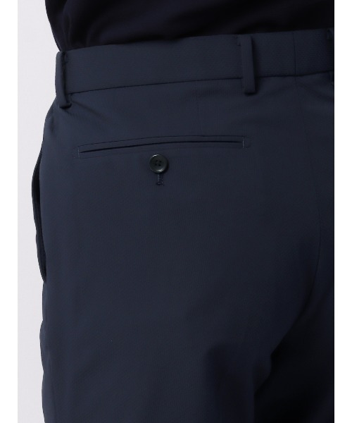 SUIT SQUARE（スーツスクエア）の「スマみえテーパードパンツ ウォッシャブル ストレッチ CROSS MOVA 織柄（スーツパンツ・メンズ・カーキ系/ネイビー系・M/L/S/LL）」の9枚目の写真
