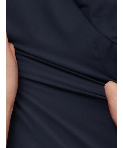 SUIT SQUARE（スーツスクエア）の「スマみえテーパードパンツ ウォッシャブル ストレッチ CROSS MOVA 織柄（スーツパンツ・メンズ・カーキ系/ネイビー系・M/L/S/LL）」の12枚目の写真