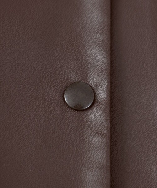 CAST:（キャストコロン）の「【着回し抜群】レザーライクジレ（ベスト・レディース・ブラック/ブラウン系その他5・S/M）」の18枚目の写真