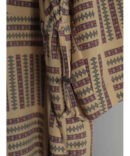 ヴィンテージスカーフPT スタンドネックワンピース | NOMBRE IMPAIR