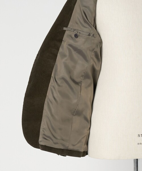 VISCONTI コーデュロイ シングル 3Bジャケット R-MODEL（テーラード