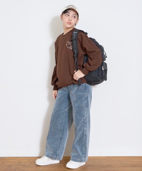 LOVETOXIC（ラブトキシック）の「【LTXC】【容量23L】【撥水】メッシュポケットリュック（バックパック/リュック・キッズ・カラフル/ブラック・F）」の4枚目の写真