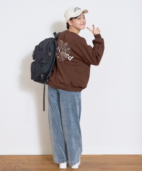 LOVETOXIC（ラブトキシック）の「【LTXC】【容量23L】【撥水】メッシュポケットリュック（バックパック/リュック・キッズ・カラフル/ブラック・F）」の3枚目の写真