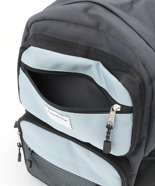 LOVETOXIC（ラブトキシック）の「【LTXC】【容量23L】【撥水】メッシュポケットリュック（バックパック/リュック・キッズ・カラフル/ブラック・F）」の15枚目の写真