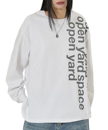 『OY/オーワイ』BOLD PATCH L/S TEE/ボールドパッチ長袖Tシャツ