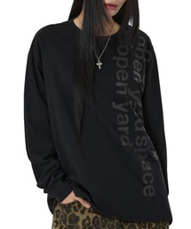 『OY/オーワイ』BOLD PATCH L/S TEE/ボールドパッチ長袖Tシャツ
