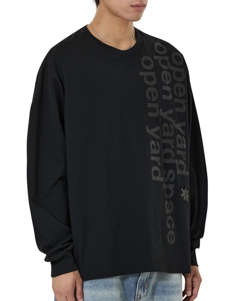 OY(オーワイ)の「『OY/オーワイ』BOLD PATCH L/S TEE/ボールドパッチ長袖Tシャツ(Tシャツ/カットソー・レディース・ブラック/ホワイト・M/L)」の7枚目の写真