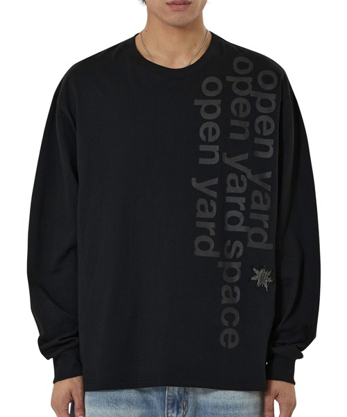 OY(オーワイ)の「『OY/オーワイ』BOLD PATCH L/S TEE/ボールドパッチ長袖Tシャツ(Tシャツ/カットソー・レディース・ブラック/ホワイト・M/L)」の6枚目の写真