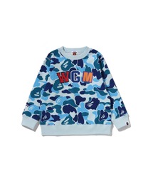 BAPE 青系カモフラージュ トレーナー A BATHING APE - 【今だけ値下】APE 青迷彩トレーナーの通販 by