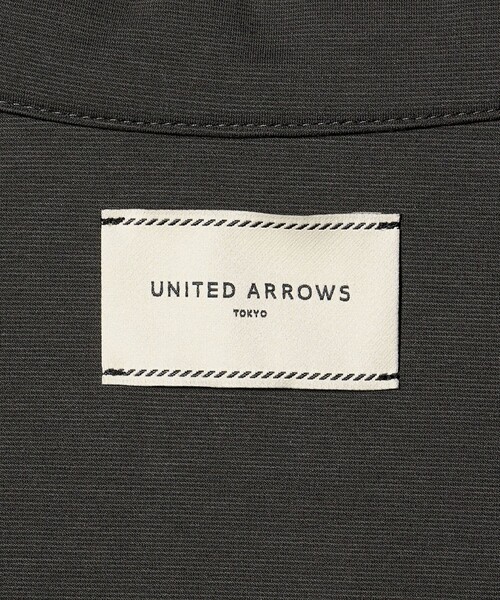 UNITED ARROWS（ユナイテッドアローズ）の「ポンチ ハーフスリーブ ワンピース ‐ウォッシャブル‐（ワンピース・レディース・ブラック/ダークグレー・FREE）」の11枚目の写真
