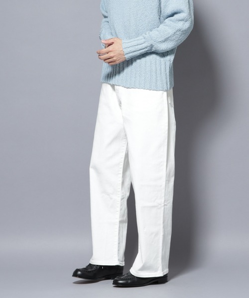 NANO universe(ナノユニバース)の「「MC」”TIMELESS WARDROBE” リラックスフィットデニム 252(デニムパンツ・メンズ・ライトブルー/ブラック/オフホワイト/ライトグレー・S/L/M)」の2枚目の写真