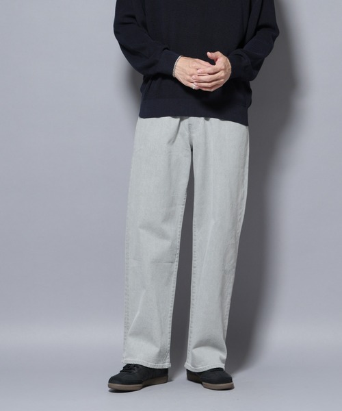 NANO universe(ナノユニバース)の「「MC」”TIMELESS WARDROBE” リラックスフィットデニム 252(デニムパンツ・メンズ・ライトブルー/ブラック/オフホワイト/ライトグレー・S/L/M)」の3枚目の写真