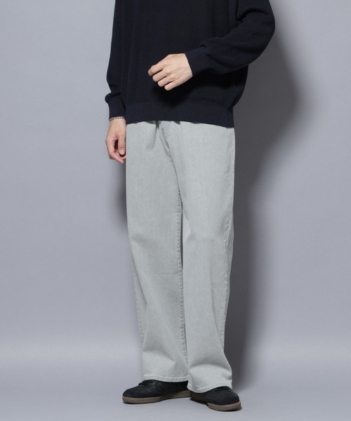 NANO universe(ナノユニバース)の「「MC」”TIMELESS WARDROBE” リラックスフィットデニム 252(デニムパンツ・メンズ・ライトブルー/ブラック/オフホワイト/ライトグレー・S/L/M)」の12枚目の写真