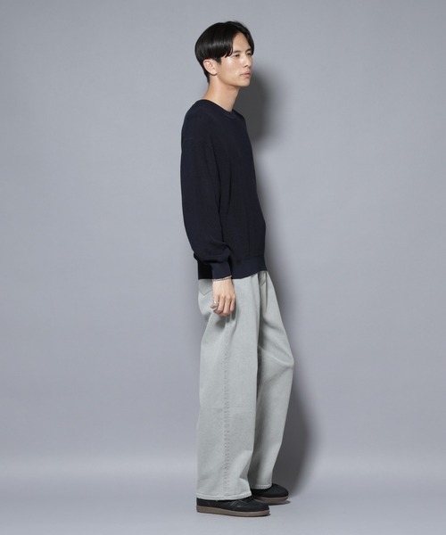 NANO universe(ナノユニバース)の「「MC」”TIMELESS WARDROBE” リラックスフィットデニム 252(デニムパンツ・メンズ・ライトブルー/ブラック/オフホワイト/ライトグレー・S/L/M)」の16枚目の写真