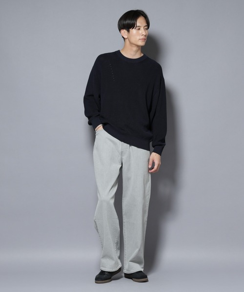 NANO universe(ナノユニバース)の「「MC」”TIMELESS WARDROBE” リラックスフィットデニム 252(デニムパンツ・メンズ・ライトブルー/ブラック/オフホワイト/ライトグレー・S/L/M)」の15枚目の写真
