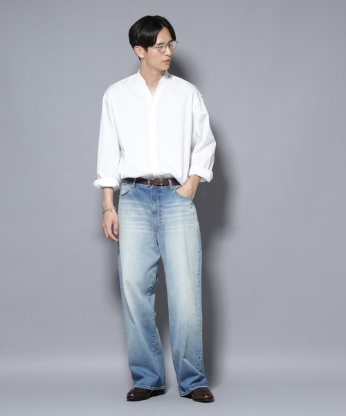 NANO universe(ナノユニバース)の「「MC」”TIMELESS WARDROBE” リラックスフィットデニム 252(デニムパンツ・メンズ・ライトブルー/ブラック/オフホワイト/ライトグレー・S/L/M)」の21枚目の写真