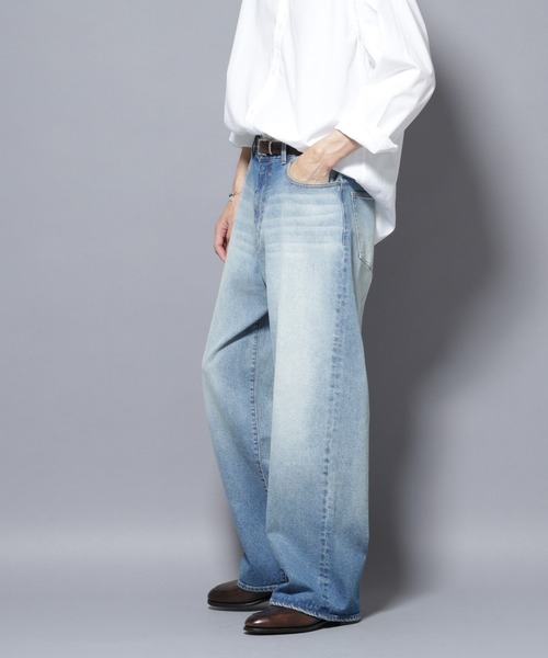 NANO universe(ナノユニバース)の「「MC」”TIMELESS WARDROBE” リラックスフィットデニム 252(デニムパンツ・メンズ・ライトブルー/ブラック/オフホワイト/ライトグレー・S/L/M)」の19枚目の写真