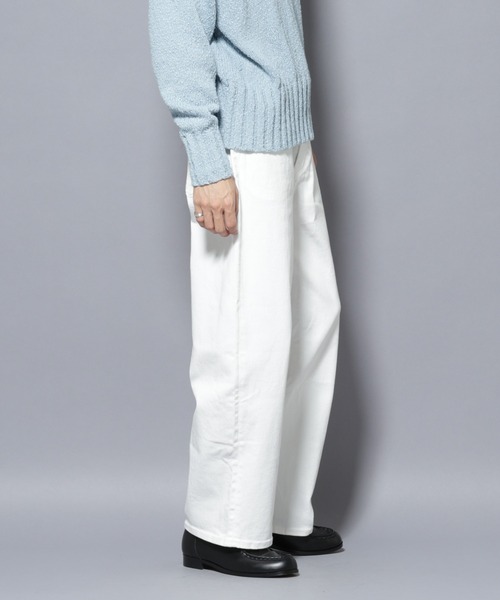 NANO universe(ナノユニバース)の「「MC」”TIMELESS WARDROBE” リラックスフィットデニム 252(デニムパンツ・メンズ・ライトブルー/ブラック/オフホワイト/ライトグレー・S/L/M)」の6枚目の写真