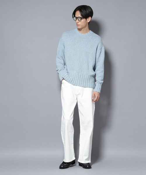 NANO universe(ナノユニバース)の「「MC」”TIMELESS WARDROBE” リラックスフィットデニム 252(デニムパンツ・メンズ・ライトブルー/ブラック/オフホワイト/ライトグレー・S/L/M)」の9枚目の写真