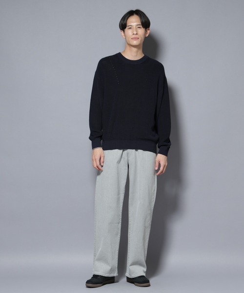 NANO universe(ナノユニバース)の「「MC」”TIMELESS WARDROBE” リラックスフィットデニム 252(デニムパンツ・メンズ・ライトブルー/ブラック/オフホワイト/ライトグレー・S/L/M)」の14枚目の写真