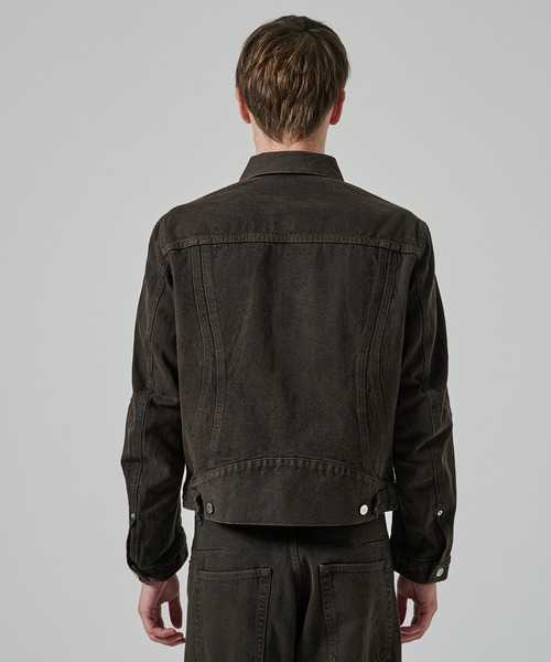 セール】【NVRFRGT】3D TRUCKER JACKET（デニムジャケット）｜NVRFRGT