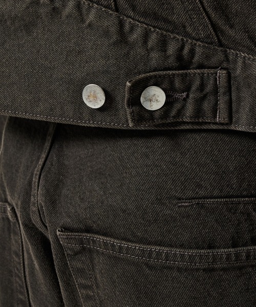 NVRFRGT（ネヴァーフォーゲット）の「【NVRFRGT】3D TRUCKER JACKET（デニムジャケット・メンズ・ダークブラウン/ダークグレー・1/2）」の20枚目の写真