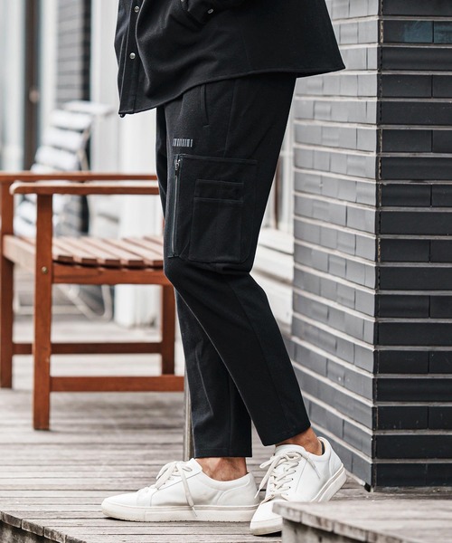 mp14094-Elegant Military One Side Cargo Pants カーゴパンツ(F25F170