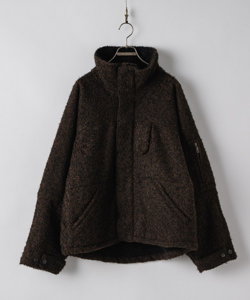 CASPER JOHN（キャスパージョン）の「High neck boucle blouson 