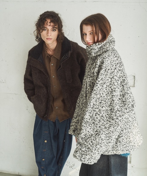 CASPER JOHN（キャスパージョン）の「High neck boucle blouson 