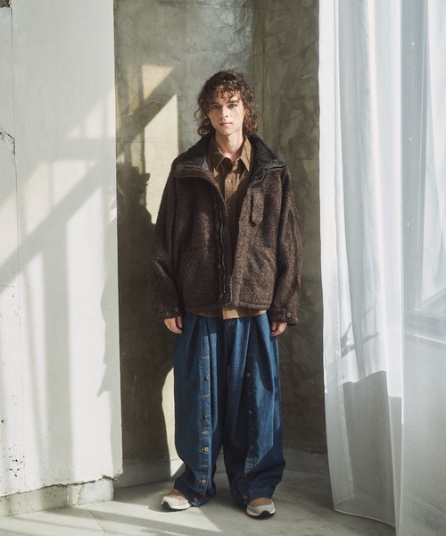 CASPER JOHN（キャスパージョン）の「High neck boucle blouson 